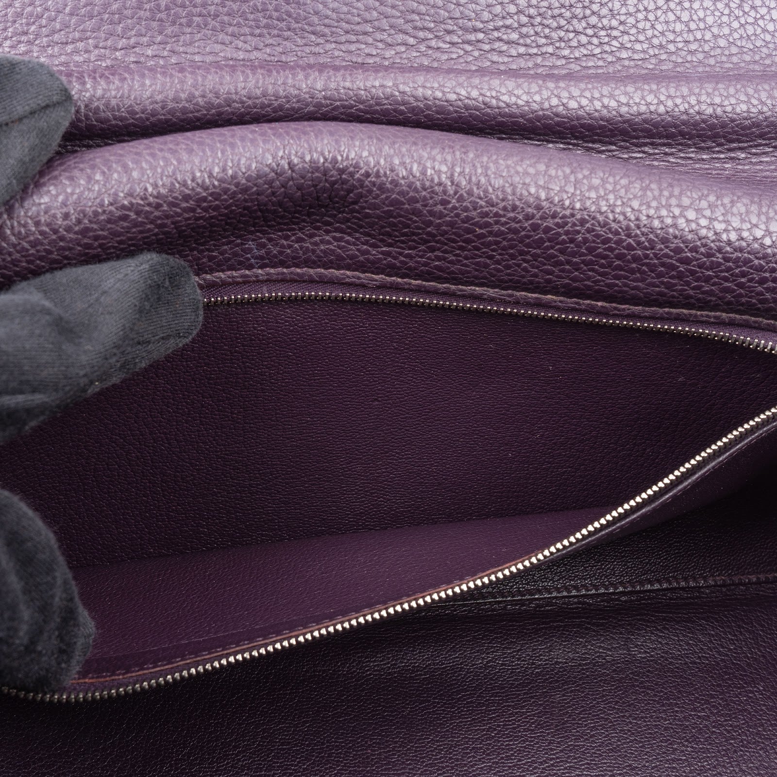 [🔄️B12 / F05] Hermès Grained Leather Kelly 40 Handbag - vintageandkickz