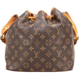 Louis Vuitton Monogram Canvas Sac Noé Petit Shoulder Bag