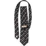 Burberry Haymarket Check Black and White Silk Tie Krawatte