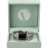Fendi Silver Tone Classico Emblem FF Monogram 7600L Women Watch