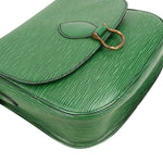 Louis Vuitton Green Epi Leather Saint Cloud GM Crossbody Bag - vintageandkickz