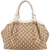 Gucci Monogram GG Canvas Sukey Tote Handbag