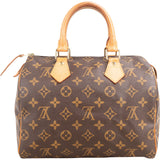 Louis Vuitton Monogram Canvas Speedy 25 Handbag