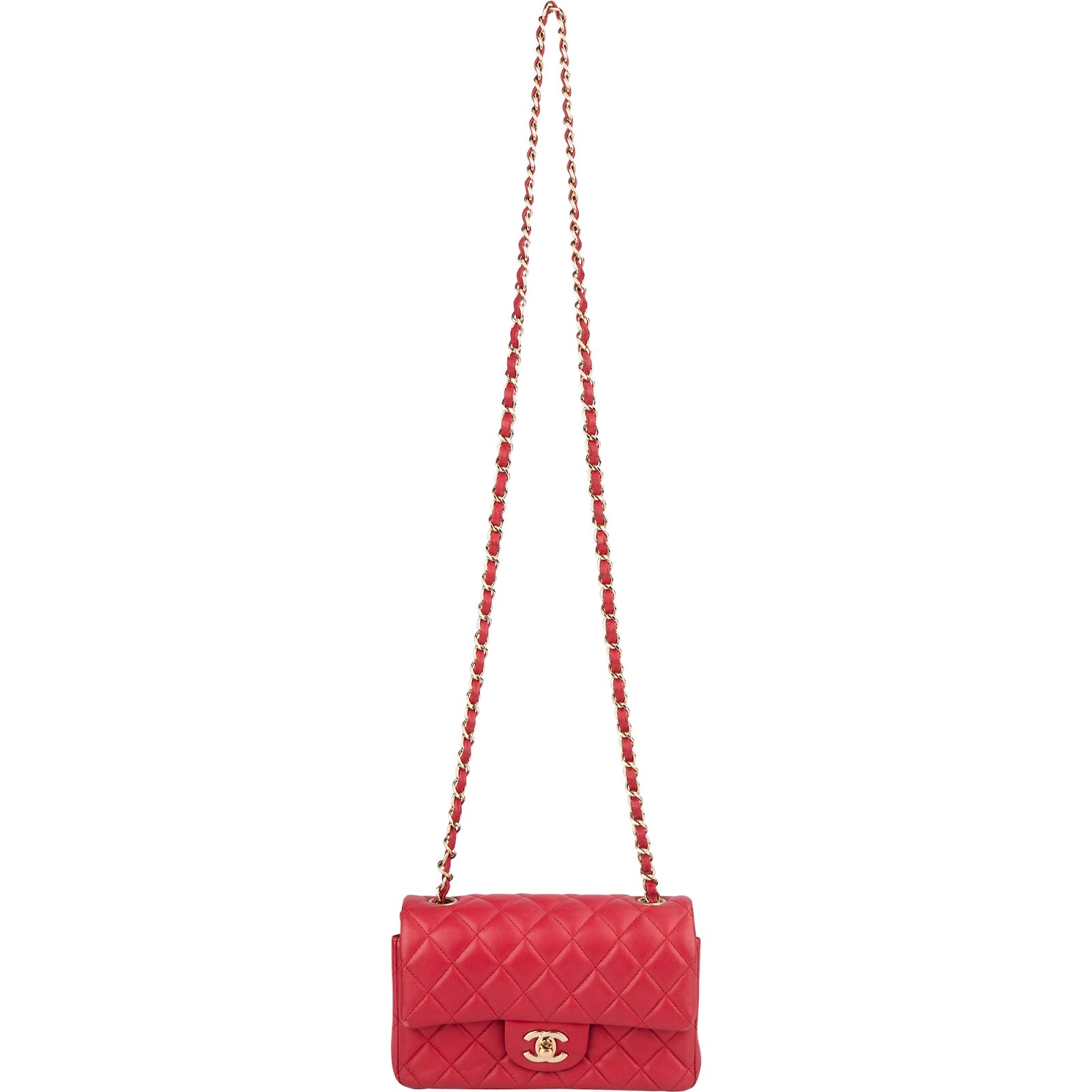 Chanel Quilted Lambskin Small Single Flap Crossbody Bag xx Farbe bilder - vintageandkickz