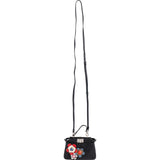 Fendi Leather Flowerland Micro Peekaboo Handbag