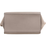 Celine Croc Embossed Suede Trapeze Bag Handbag