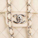 Chanel Quilted Caviar Leather Small Boxy Single Flap Crossbody Bag