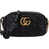 Gucci Matelassé Leather GG Marmont Camera Crossbody Bag