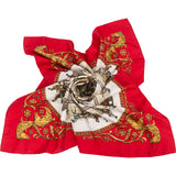 Hermès La Promenade de Longchamps Silk Carre 90 Scarf Tuch