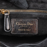 Christian Dior Crinkled Quilted Lambskin Lady Dior Handbag