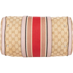 Gucci Monogram GG Canvas Boston Handbag - vintageandkickz