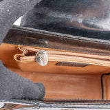 Cartier Black Patent Leather Panthère C Top Handle Shoulder Bag