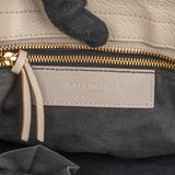 Balenciaga Beige Leather Giant City Handbag