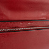 Celine Grained Leather and Suede Trapeze Handbag