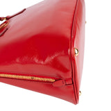 Prada Patent Saffiano Vernice Promenade Handbag