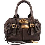 Chloé Brown Leather Paddington Handbag