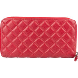 [🔄️B11 / F34] Chanel Caviar Leather Quilted Zip Around Wallet - vintageandkickz