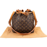 Louis Vuitton Monogram Canvas Sac Noé Petit Shoulder Bag