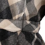 Burberry Blue Label Checked Wool Belt Longsleeve Button Up Dress (38)