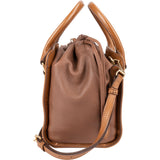 Burberry Haymarket Check Small Dinton Cube Drawstring Handbag