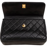 Chanel Quilted Lambskin 24K Gold Camera Shoulder Bag