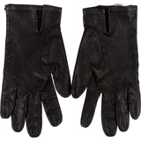 Hermès Black Leather Kelly Women Gloves