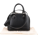 Louis Vuitton Noir Epi Leather Alma BB Handbag