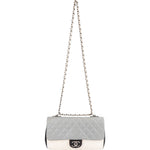 Chanel Quilted Tricolor Lambskin Single Flap Crossbody Bag - vintageandkickz