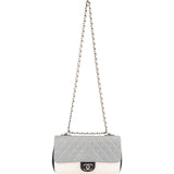 Chanel Quilted Tricolor Lambskin Single Flap Crossbody Bag - vintageandkickz