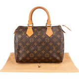 Louis Vuitton Monogram Canvas Speedy 25 Handbag