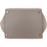 Celine Croc Optic Suede and Leather Phantomm Handbag