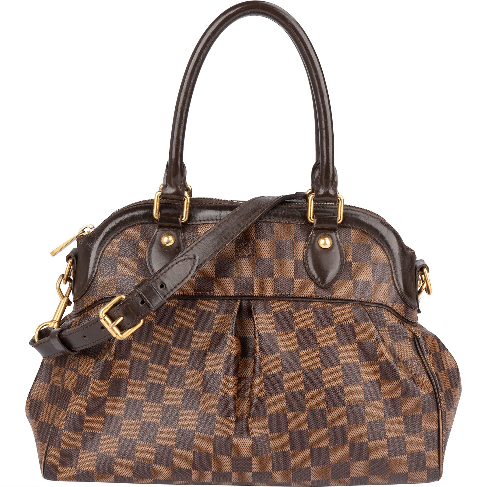 Louis Vuitton Monogram Damier Ebene Canvas Trevi PM Handbag - vintageandkickz
