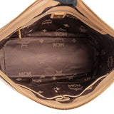 MCM Monogram Visetos Satchel Handbag