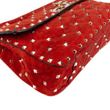 Valentino Garavani Suede Rockstud Spike Handbag