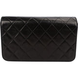 Chanel Quilted Lambskin 24K Gold Single Flap Shoulder Bag