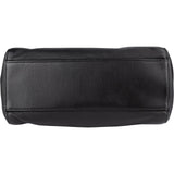 Fendi Black Leather Mini Peekaboo Handbag