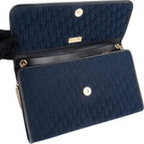 Christian Dior Oblique Monogram Canvas Jacquard Vintage Flap Shoulder Bag