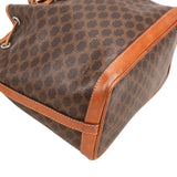 Celine Macadam Canvas Drawstring Bucket Crossbody Bag