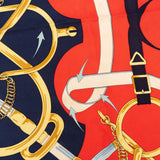 Hermès Eperon d'Or Silk 90 Scarf Tuch