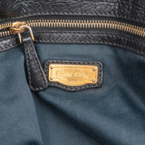 Miu Miu Vitelo Daino Turnlock Coffer Satchel Handbag