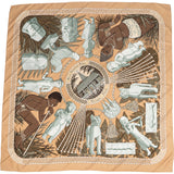 Hermès Palais Royal du Benin Silk 90 Scarf Tuch