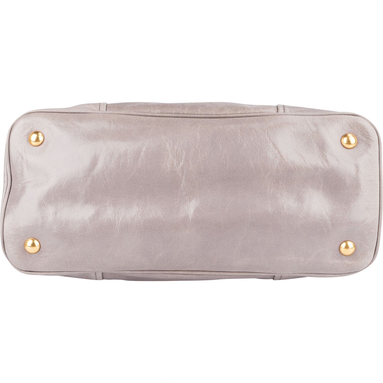 [🔄️B24 / F19] Miu Miu Vitello Lux Tote Shoulder Bag - vintageandkickz