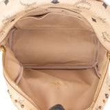 MCM Monogram Visetos Stark Studded Small Backpack