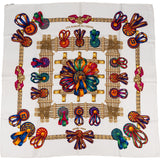 Hermès Les Rubans du Cheval Silk 90 Scarf Tuch