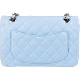Chanel Quilted Caviar Leather Small Double Flap Shoulder Bag