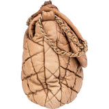 Chanel Quilted Lambskin Bubble Maxi Single Flap Shoulder Bag