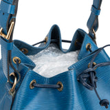 Louis Vuitton Blue Epi Leather Sac Noé Petit Shoulder Bag