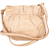 Prada Crinkled Nappa Leather Bucket Mini Crossbody Bag