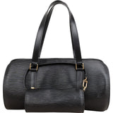 Louis Vuitton Noir Epi Leather Soufflot Set Handbag