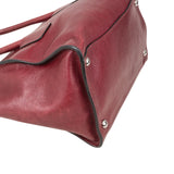 Prada Glace Calf Leather Twin Pocket Shopper Handbag